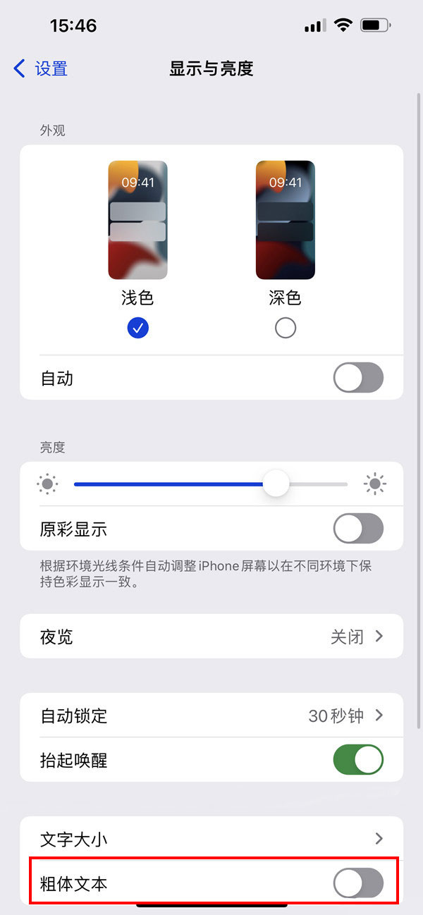 苹果手机怎样加粗字体?苹果手机设定粗体文字教程