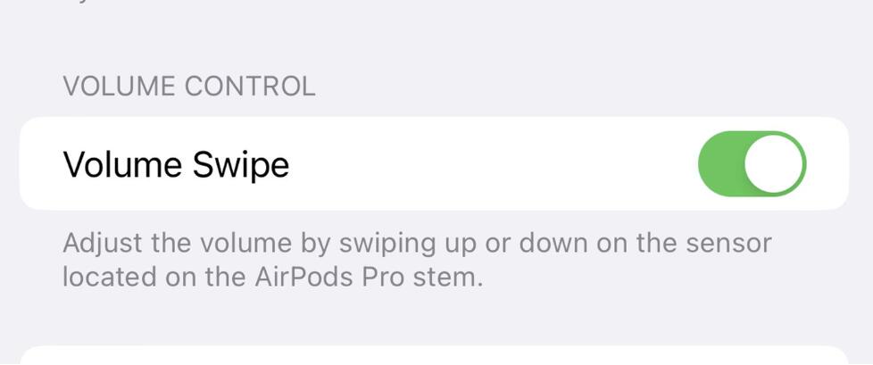 苹果iOS16.1Beta适用禁止使用AirPodsPro2触摸音量