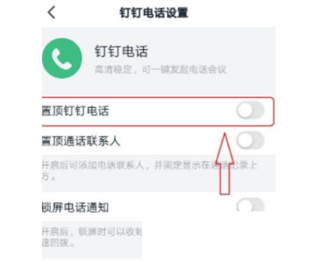 钉钉怎么置顶钉钉电话?钉钉顶置钉钉电话教程