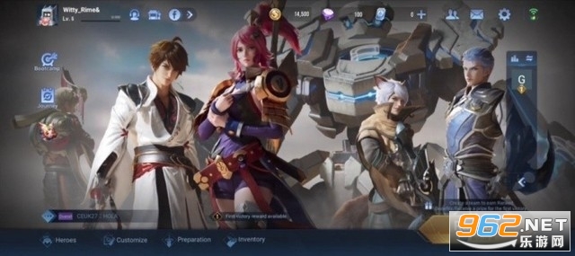 honor of kings外服 墨西哥国际服 v0.2.5.1截图3