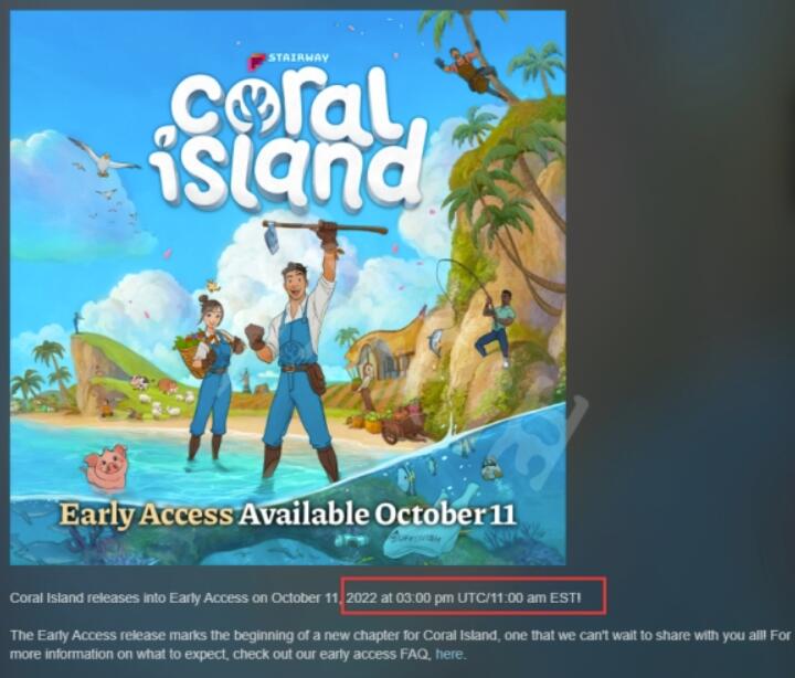 《珊瑚岛》什么时候开启？CoralIsland游戏开启时间介绍