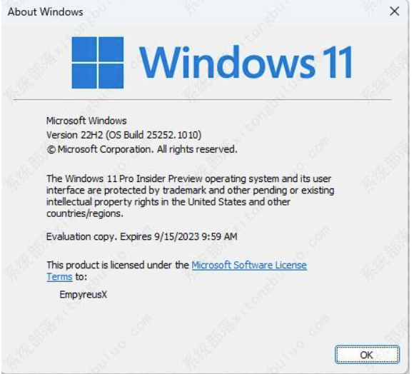 微软宣布Windows 11 Insider Preview 10.0.25252.1010 (rs_prerelease)推送了！