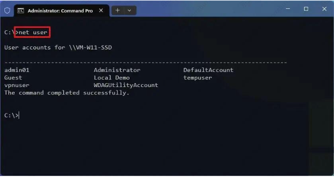 怎样在Windows11上检查全部用户帐户？四种方式分享给大家！