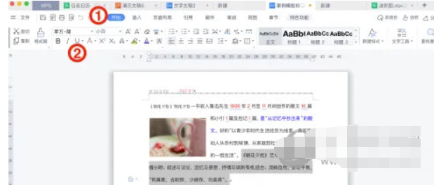 WPS2019怎样在最后一行加上波浪线？WPS2019最后一行加上波浪线具体步骤